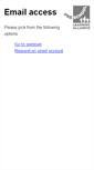 Mobile Screenshot of email.pre-school.org.uk